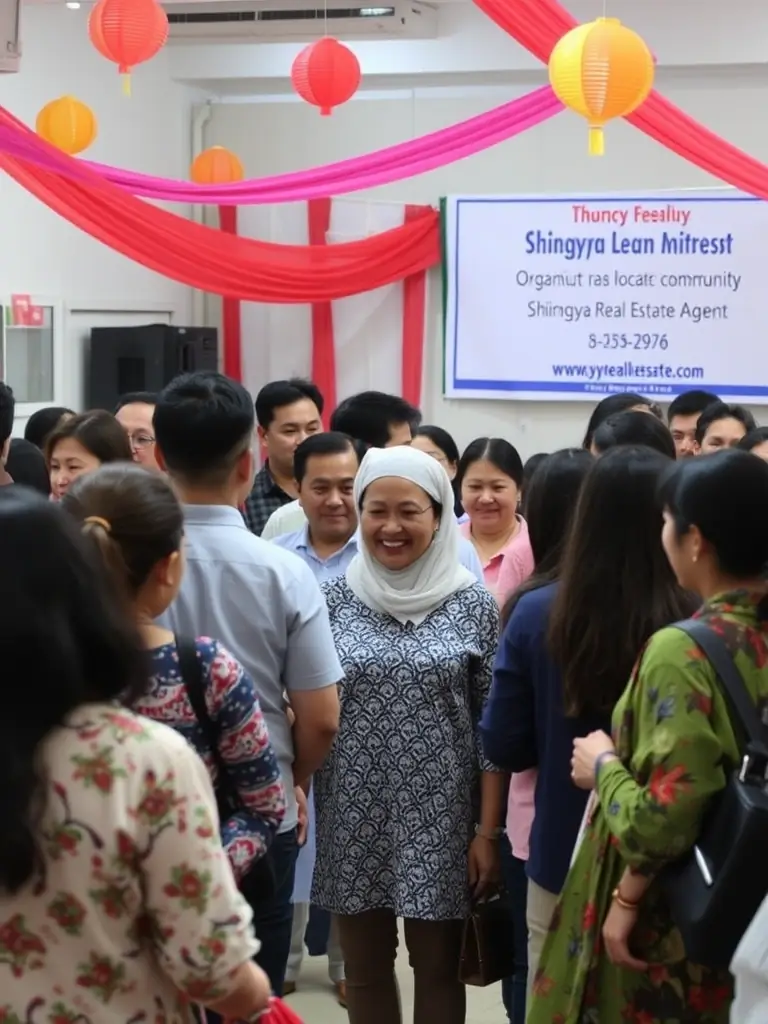 A photo of the One Source Realty Solutions team volunteering at a local community event, showcasing their commitment to Rancho Santa Margarita.